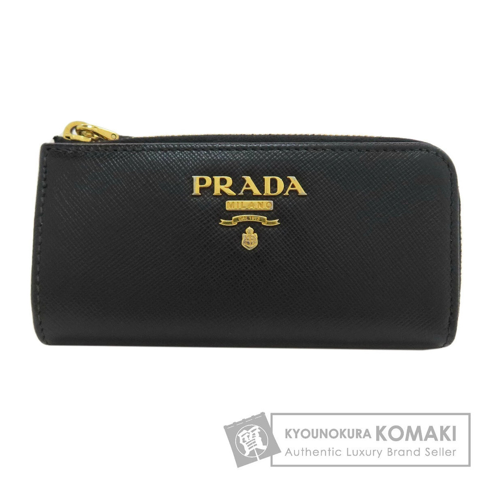 Prada Key Case Saffiano Leather Black